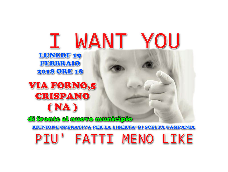 YOU-WANT-FB  Assemblea Operativa ed Associativa Campania YOU WANT FB